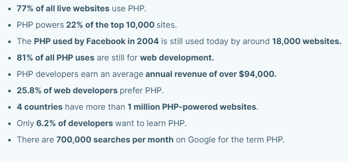 latest features and update of PHP 8.2