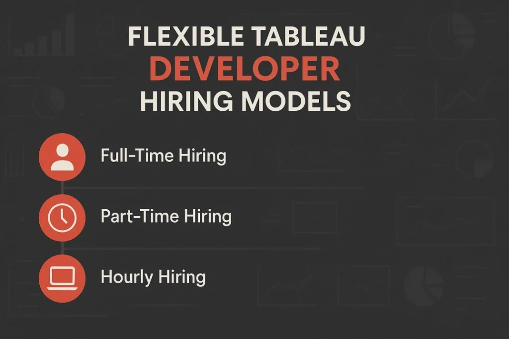 Hire Tableau developers in the USA and the UK 2 Flexible Hiring Models Tableau Developers Hire Tableau developers in the USA and the UK